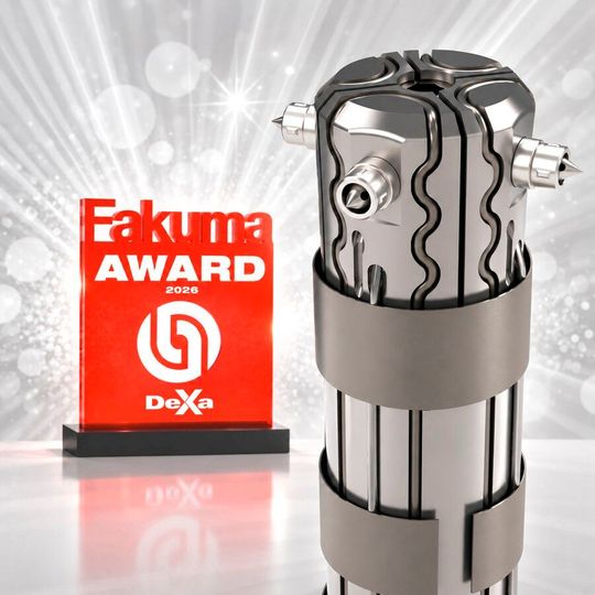 Mold-Masters’ Dexa side gate technology enables individual tip temperature control for cavity-specific process optimisation and won the injection moulding category at the Fakuma Innovation Award 2026.(Source:  Mold-Masters)