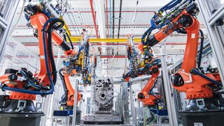 Mercedes-Benz has the electric drive units for the GLC assembled into a complete system at Star Assembly. (Image:Mercedes-Benz Group AG)