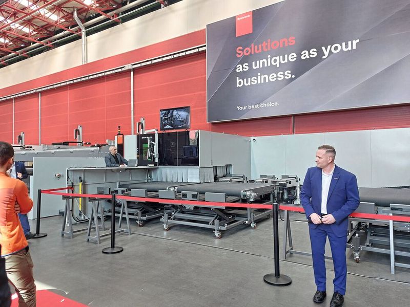 Impressionen der Launchveranstaltung der By Tube Star 330 von Bystronic am norditalienischen Unternehmensstandort in Cazzago San Martino. (Bild: VCG/Finus)