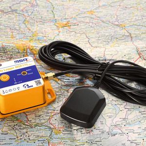 Der MSR175plus ist ein Transport-Datenlogger mit GPS/GNSS-Empfänger. Über 1.000 Schock- oder Stoßereignisse können damit registriert werden. (Bild:  MSR Electronics)