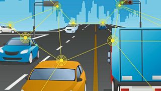 Mit V2X können Fahrzeuge mit ihrer Umgebung kommunizieren, also mit Verkehrszeichen, Ampeln oder Leitsystemen. (Bild: S.E.A. Datentechnik )