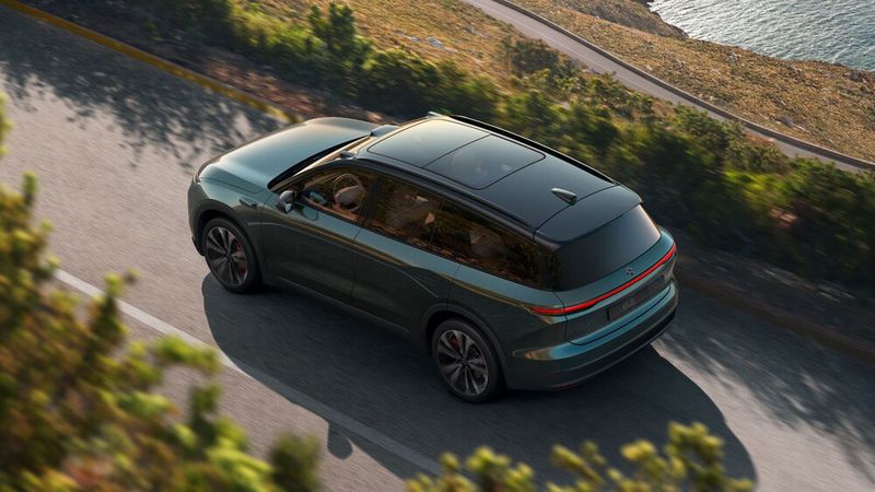 Nio bringt sein großes SUV EL8 nach Deutschland.(Bild:  Nio)