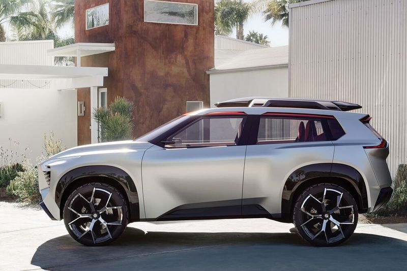 Mit dem X-Motion Concept gibt Nissan mutmaßlich einen Ausblick auf die Formensprache künftiger Kompakt-SUVs.  (Bild: Nissan)