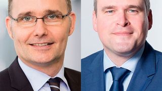 Bas Viveen (re.) wird globaler Aftersales-Leiter von Opel/Vauxhall. Seinen bisherigen Posten als Direktor Aftersales der Peugeot Citroën Deutschland übernimmt Gunnar Gräwe (li.). (PSA)