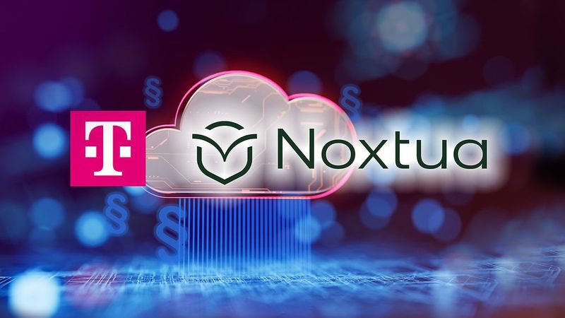 Noxtua wird neuer Kunde der KI-Fabrik der Deuschen Telekom in München.(Bild:  Deutsche Telekom/ iStock/amgun; Montage: Evelyn Ebert Meneses)