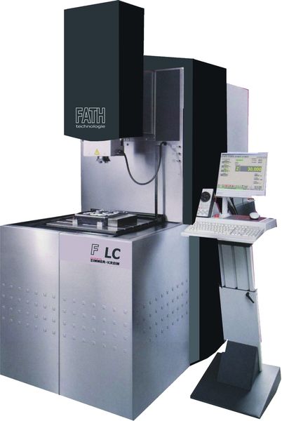 Bild 2: Mit Gussgestell und fünf Achsen: Die Fath F LC wurde als Rotationserodiermaschine konzipiert, kann aber auch als Senk- und Bohrerodiermaschine eingesetzt werden. (Archiv: Vogel Business Media)