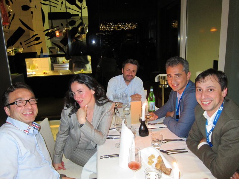 (v.l.) Ismet Sari (NetCom IT Systems), Sumru Gerken (Ingram Micro), Mario Bartning (WD), Metin Yolcu (Ingram Micro) und Cagatay Kilic (WD). (Besa Agaj)