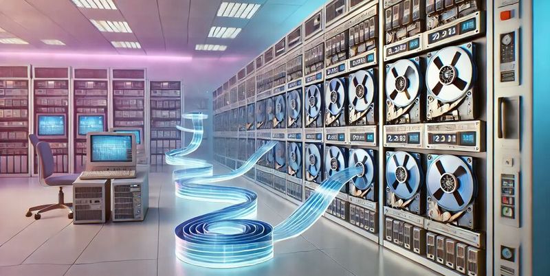 Backup mit Bandmedien in Unternehmen hat ein langes Leben. (Bild:  Thomas Joos)