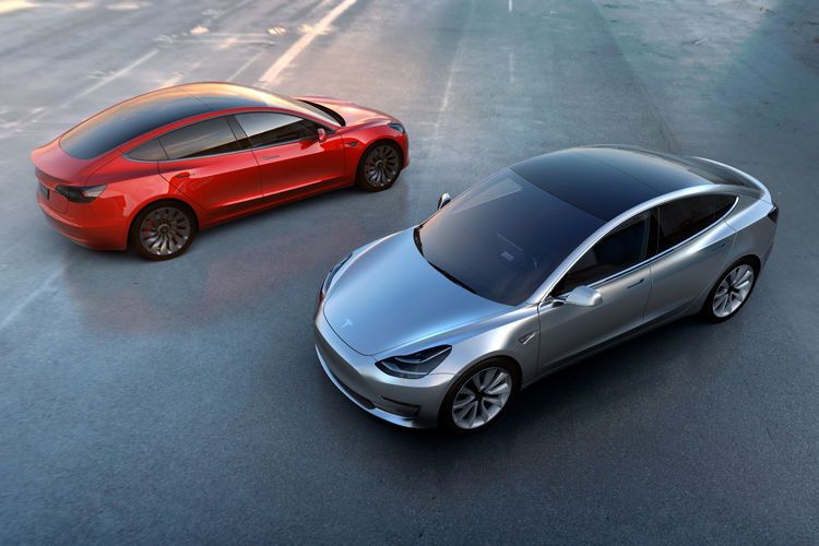Der Startpreis für das Model 3 liegt bei 35.000 Dollar (rund 31.000 Euro). (Foto: Tesla)