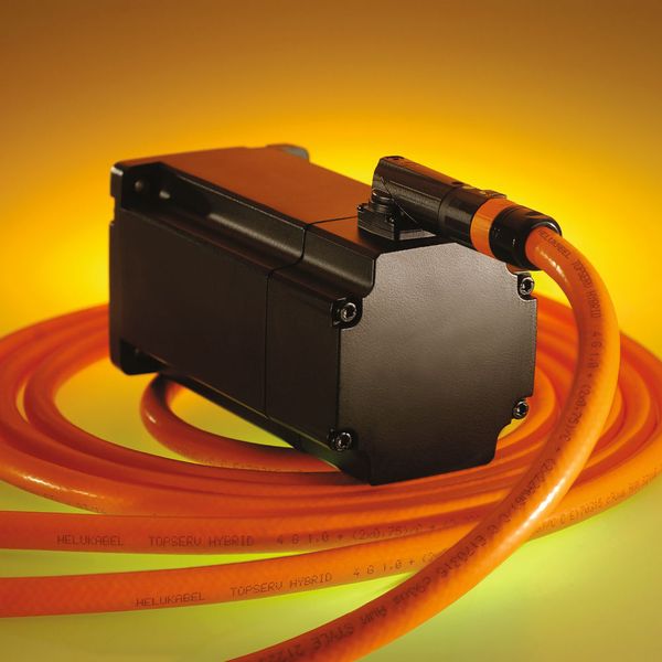 Helukabel stellt Kabel für die neuen digitalen Gebersysteme in der Antriebstechnik bereit, hier die Einkabellösung. (Bild: Helukabel)