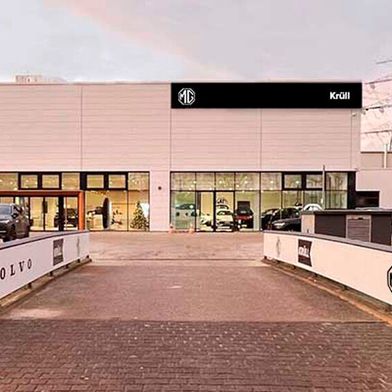 In ihrer Filiale in Hamburg-Harburg vertreibt die Krüll-Gruppe die beiden Marken Volvo und MG. (Bild: Krüll-Gruppe)