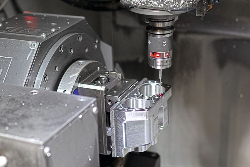 Mithilfe von Form Control X werden alle wichtigen Maße – inklusive Form- und Lagetoleranzen – direkt auf der Maschine überprüft. (Bild:  Blum-Novotest)