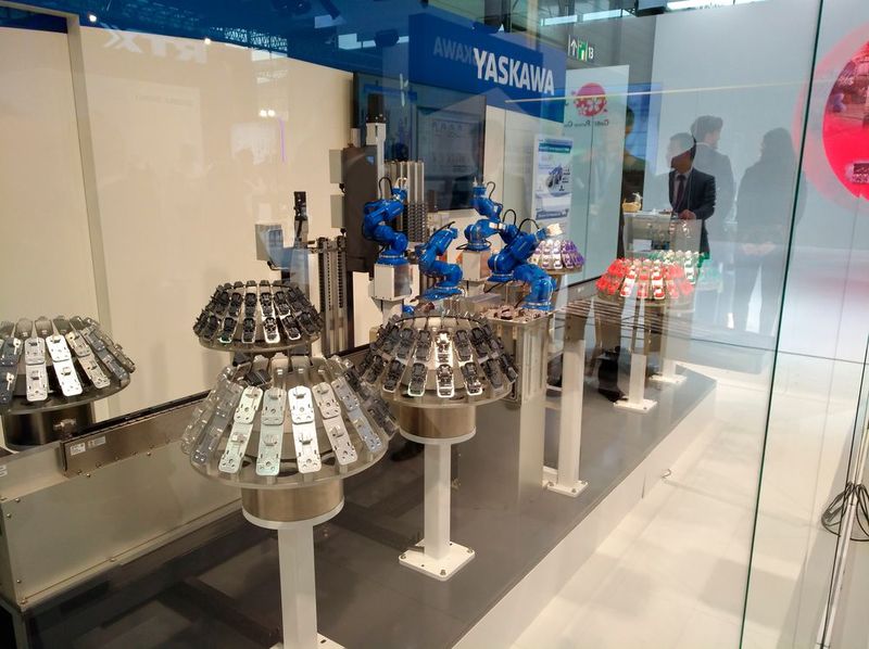 Yaskawa auf der Cebit (Bild: Robert Horn)