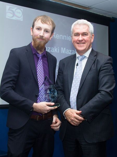 Joe Kennie won the Post-First Year Craft Apprentice of the Year Award. (KPB Photography)