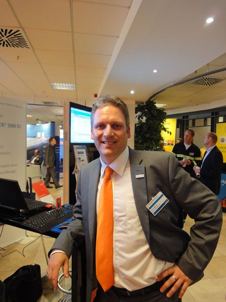 Robert Meiners, Magirus, war über die qualitativen Gespräche sehr erfreut. (Archiv: Vogel Business Media)