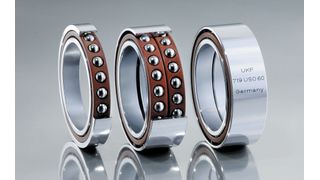 1   Ein- oder doppelreihig: Die UKF-Spindellager sind in den Bauformen USS (links) ind USO (rechts) erhältlich. Bilder: UKF (Archiv: Vogel Business Media)