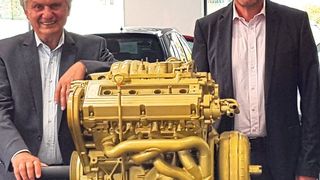 Die Partner der Autohausbörse: (v. li.) Gerold Springer (Engel & Völkers Commercial Real Estate), Dr. Werner Pieper (Pieper & Partner), Dr. Wolfgang Wesener (Commercial Law) und Michael Wittig (Intec Archtektur). (Bild: Pieper & Partner)