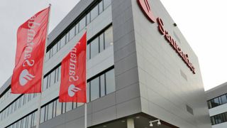 Der zweite Neubau der Santander Consumer Bank in Mönchengladbach für 1.500 Mitarbeiter. (Foto: Andreas Baum)