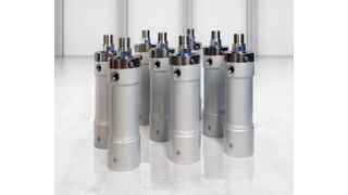 So sehen die Hydraulikzylinder von Herbert Hänchen heute in der Serienvariante aus. (Bild: Herbert Hänchen)