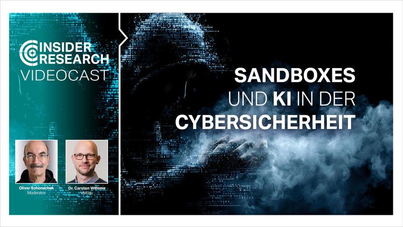 Sandboxes und KI-basierte Cybersicherheit, ein Interview von Oliver Schonschek, Insider Research, mit Dr. Carsten Willems von VMRay.(Bild:  Vogel IT-Medien / VMRay / Schonschek)