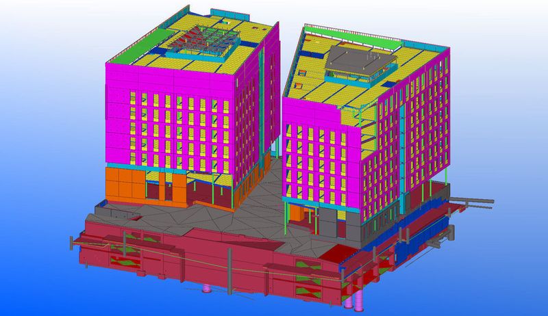 Der Gebäudekomplex Manskun Rasti wird im August 2012 fertiggestellt.  (Bild: Tekla)