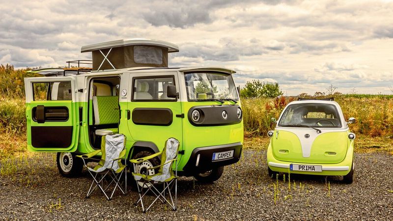 Die Produktlinien X-Bus (l.) und Evetta (r.) von Electric Brands werden künftig von der FCA Bank finanziert.