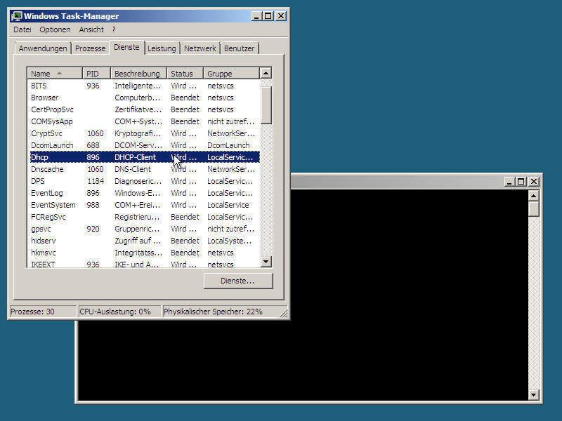 Abbildung 5: Der Windows-Task-Manager ist auch im Server Core vorhanden. (Archiv: Vogel Business Media)