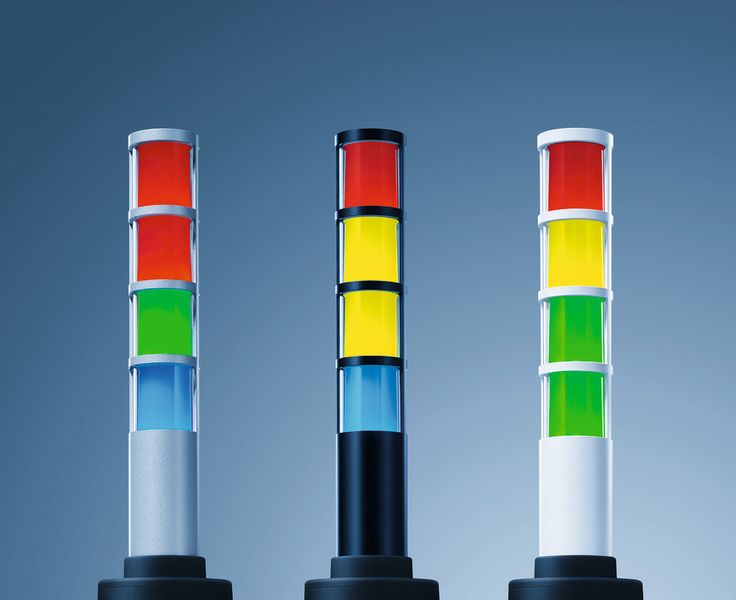 Die Signalleuchte ist über ein Design Case in silber, schwarz oder weiß individualisierbar, das auch mit Wunsch-Logo versehen werden kann. (Bild: Waldmann)