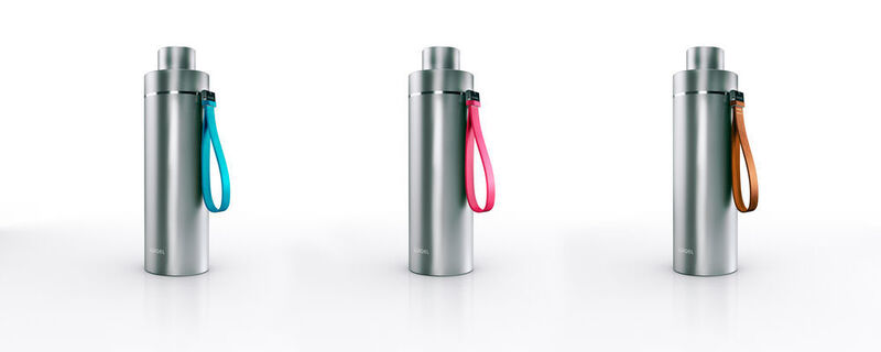 ... mit der passenden Luqel Fashion Style Bottle mit integriertem RFID-Chip, lassen sich die Lieblingswasserrezepte speichern und an der Luqel Water Station einfach abrufen. Für Endverbraucher sollen der Wasserspender und die Flaschen im Frühjahr 2020 auf den Markt kommen.  (LUQEL)