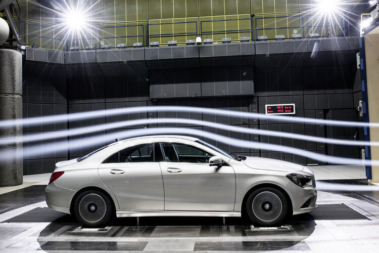 Der neue Mercedes CLA stellte mit einem cW-Wert von 0,22 in der BlueEfficency Edition einen kaum glaublichen Weltrekord auf. (Foto: Daimler)