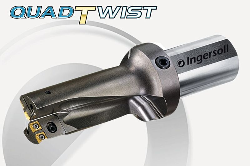 Der Ingersoll Quad Twist ist Wendeplattenbohrer mit Kassettensystem, dessen Durchmesser verstellt werden kann. (Bild: Ingersoll Werkzeuge GmbH)
