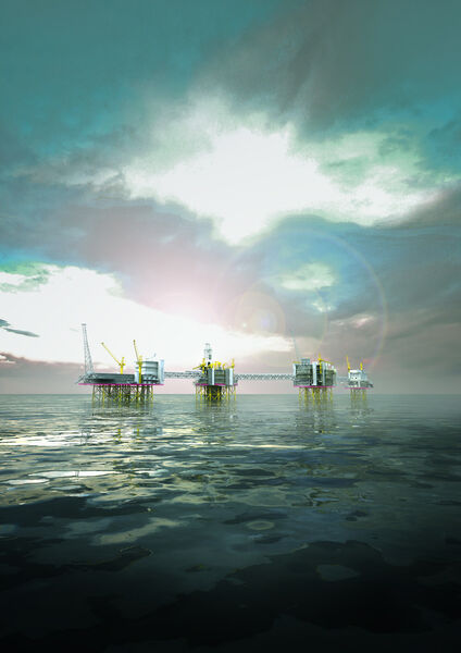 The Johan Sverdrup field is located in the Utsira High area in a mature part of the Norwegian North Sea, 140 kilometers west of Stavanger (Picture: Statoil)
