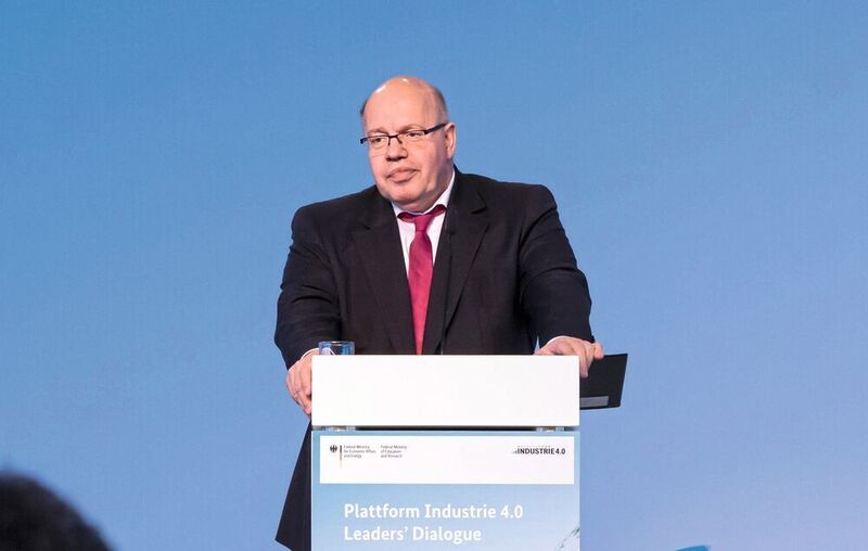 Das von Bundeswirtschaftsminister Peter Altmaier geleitete Ministerium stellte auf dem Digital-Gipfel das Projekt Gaia-X vor. (Michael Reitz / Plattform Industrie 4.0)