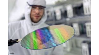 Chipskalierung: Ein Blick in den 300-mm-Reinraum von imec. (Bild: imec)