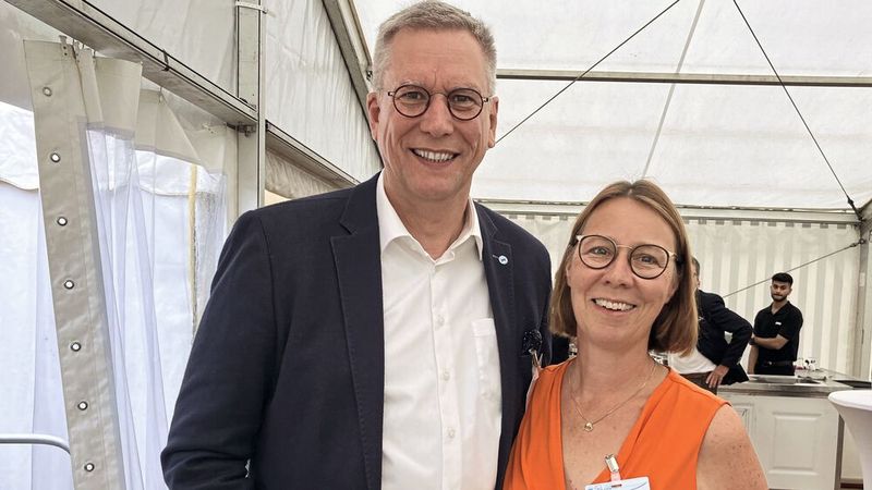 ZDK-Vorstand René Gravendyk mit seiner Frau Antje. (Bild: Doris Pfaff – VCG)