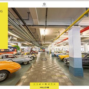 Das jeweilige Ausstellungsobjekt können Besucher heranzoomen. Ein Klick auf den Infopoint öffnet dann neue Perspektiven: Steckbriefe beschreiben die historische Bedeutung des jeweiligen Exponats und erklären dessen technische Highlights.(Bild:  Opel Automobile GmbH)