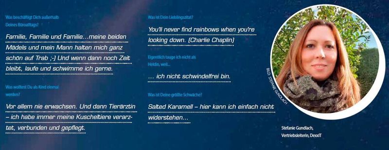 Stefanie Gundlach, Vertriebsleiterin, DexxIT (IT-Business)