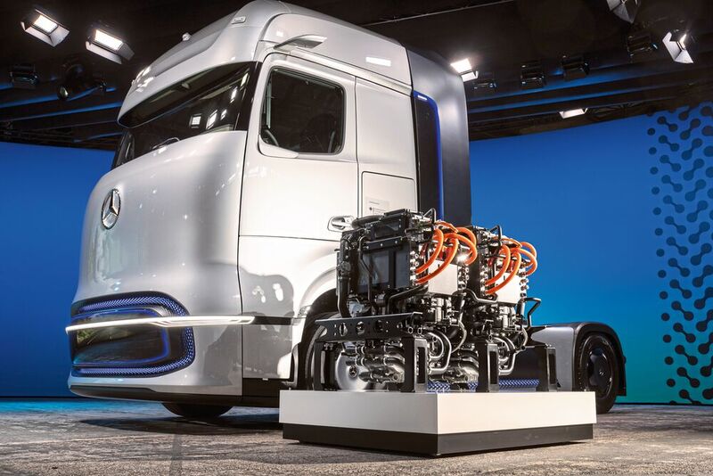 Mercedes hat bereits erste Erfolge in der Brennstoffzellen-Technik für Lkw erzielt.