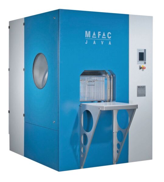 Im Inneren viel Neues: Für seine Teilereinigungsanlagen hat Mafac ein neues System entwickelt, das schwer zugängliche Bauteilbereiche gezielt reinigt. (Mafac)