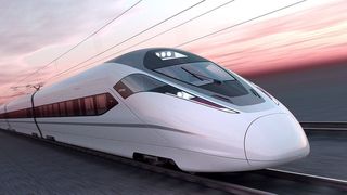 1 Bombardier Transportation erstmals den Superhochgeschwindigkeitszug ZEFIRO 380.  (Bild: Bambardier)