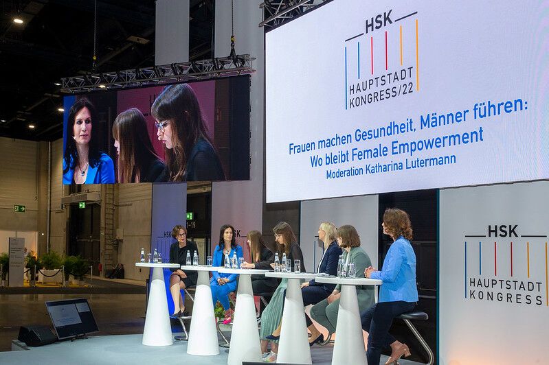 Darüber hinaus wurde auch die Stellung von Frauen im Gesundheitswesen diskutiert (©WISO/Schmidt-Dominé)