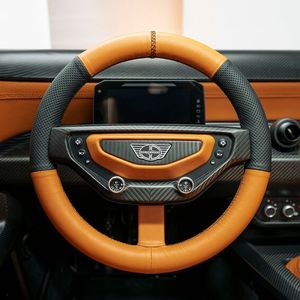 Auch im Innenraum gibt es viel Carbon.(Bild:  Donkervoort)