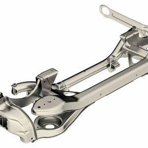 Bei Fahrzeugkomponenten muss der Stahl nicht nur fest sein, um mit dünneren Blechen Gewicht zu sparen, sondern auch gut umformbar.(Bild:  Tata Steel)