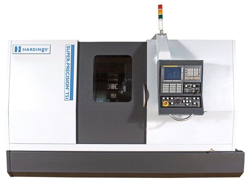 Auf der Hochgenauigkeitsdrehmaschine Hardinge Super Precision T51 SP stellt Hardinge eine neue Drehtechnologie zum wellenförmigen Drehen vor, die mehr Prozesssicherheit, Qualität und Effizienz ermöglicht. (Kellenberger)