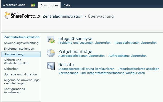 Abbildung 7: Administratoren sollten auch das Companyweb auf Basis von SharePoint Foundation 2010 überprüfen. (Bild: Joos)