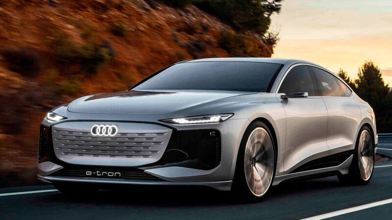 Mit dem A6 E-Tron Concept zeigt Audi seine Vision eines elektrischen A6. (Bild: Audi)