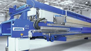 Andritz-Seitenholm-Filterpresse ME 2000 für Eisenerzkonzentrate (Bild: Andritz)