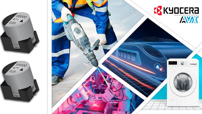 Die neuen AEVA- und AEVB-Serien von Kyocera AVX sind für bis zu 30 g Beschleunigung ausgelegt und lassen sich automatisiert bestücken.(Bild:  Kyocera AVX)