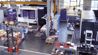 Blick in die Fertigungshalle von Schlatter in Münster. (Schlatter Deutschland)