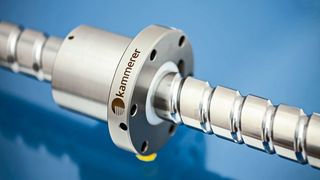 Das Niro-Kugelgewindetrieb von Kammerer wurde spziell für lebensmitteltechnische Anwendungen entwickelt.  (Kammerer/Foto Carle Triberg)